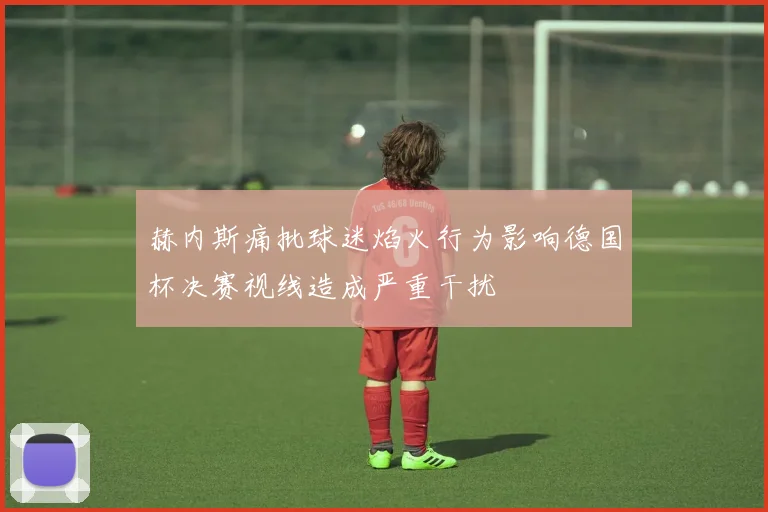 赫内斯痛批球迷焰火行为影响德国杯决赛视线造成严重干扰