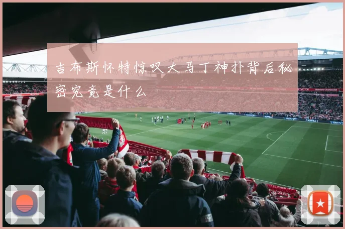 吉布斯怀特惊叹大马丁神扑背后秘密究竟是什么