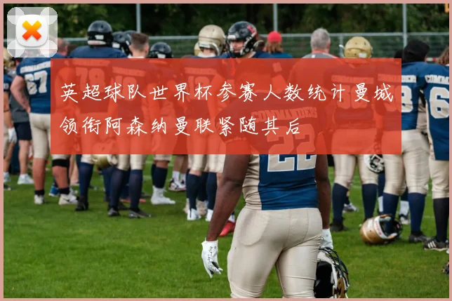 英超球队世界杯参赛人数统计曼城领衔阿森纳曼联紧随其后